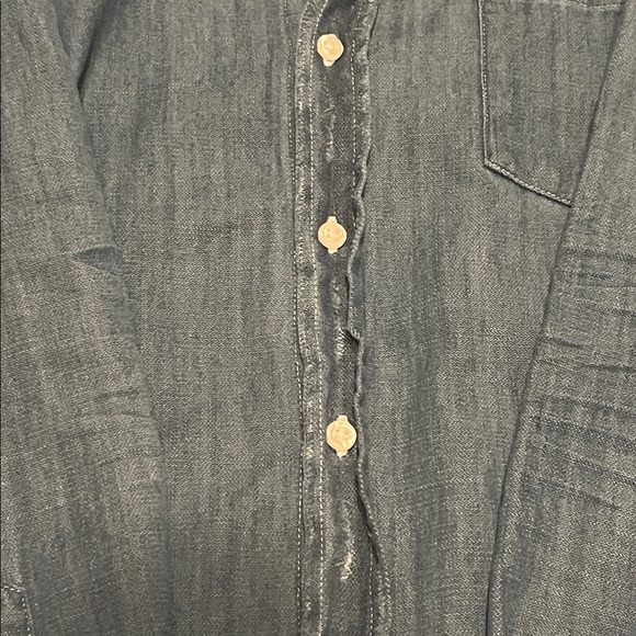 Frank & Eileen | Mary Classic Shirtdress | Vintage Stonewashed Indigo | Size XS - Picture 9 of 9